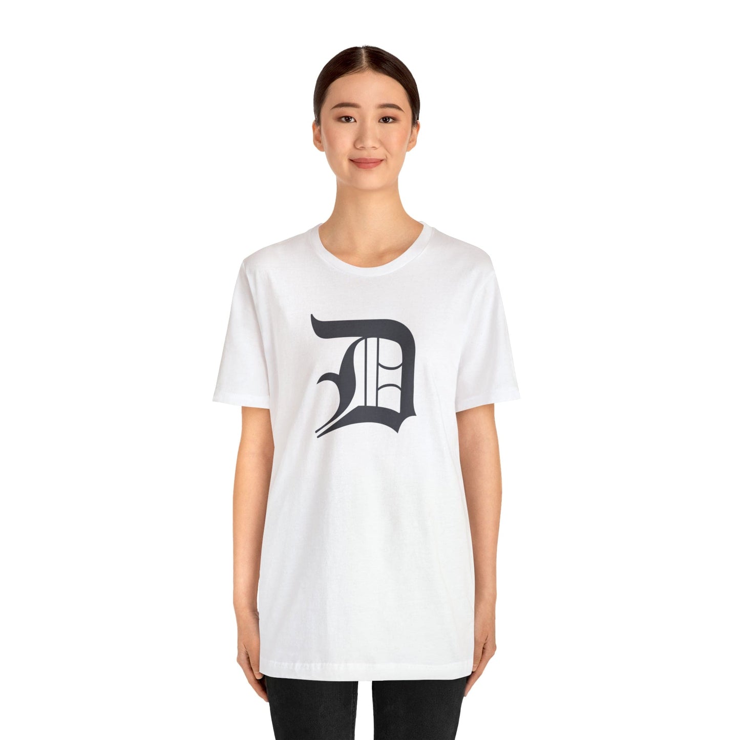 Detroit 'Old English D' T-Shirt (Iron Ore Grey) | Unisex Standard