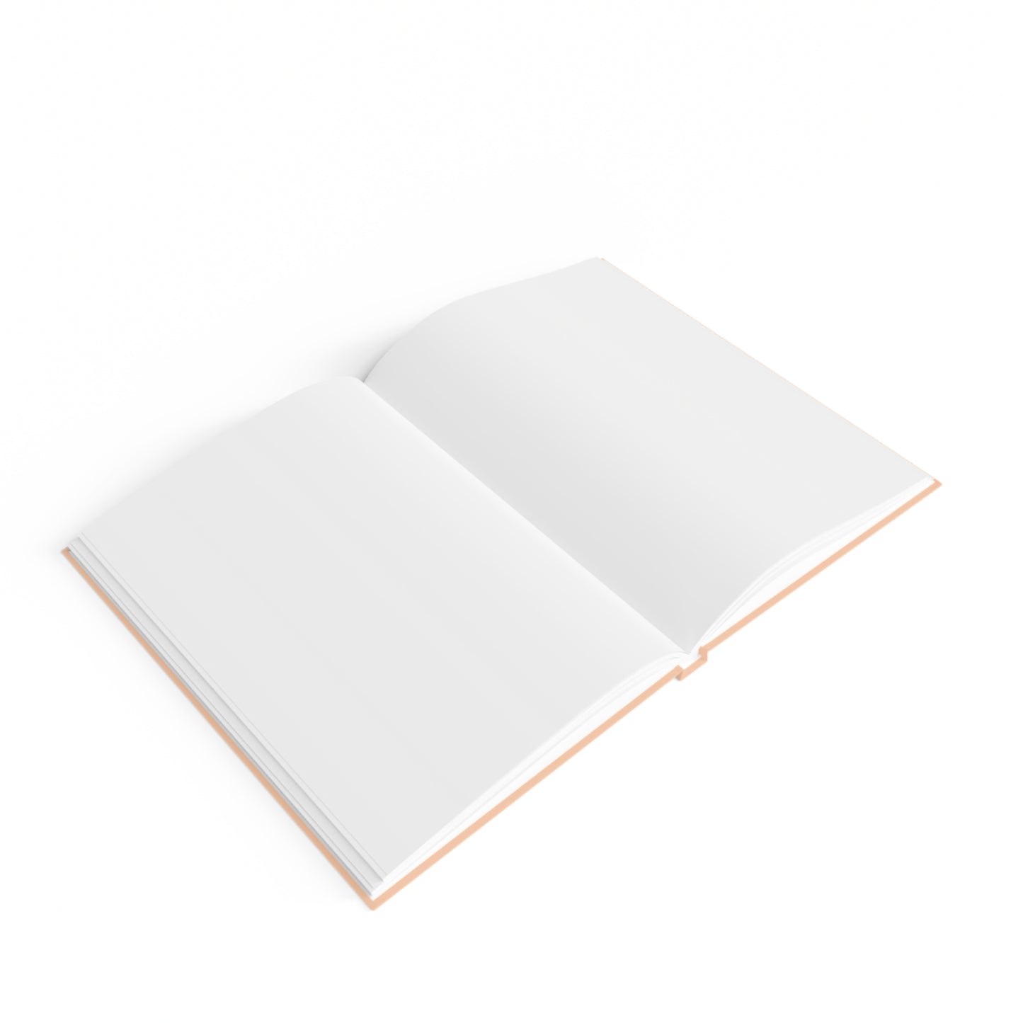 Michigan Upper Peninsula Blank Sketchbook (w/ UP Outline) | Peach