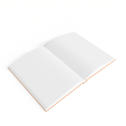 Michigan Upper Peninsula Blank Sketchbook (w/ UP Outline) | Peach