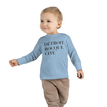 'Détroit Rocque Cité' T-Shirt | Toddler Long Sleeve