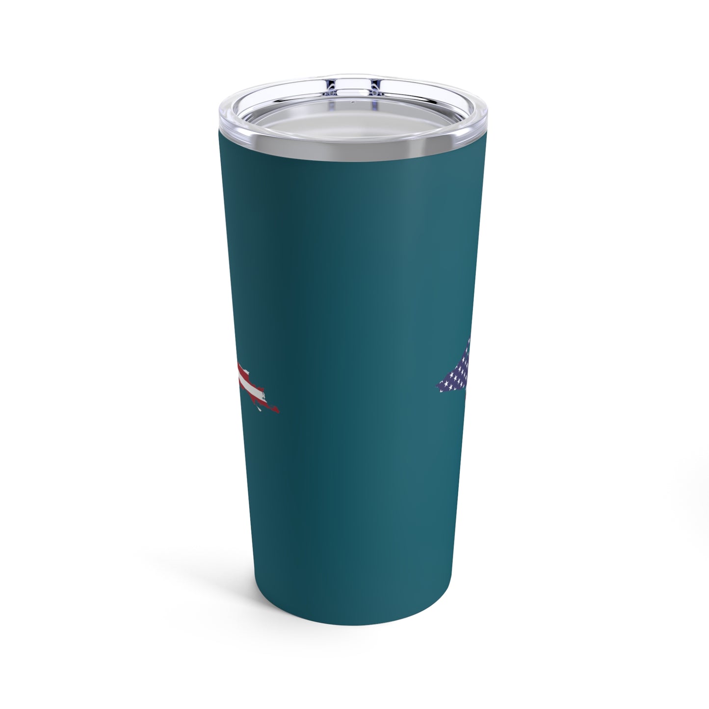 Michigan Upper Peninsula Tumbler (w/ UP USA Flag) | Auburn Hills Teal - 20oz