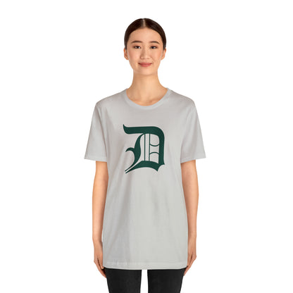 Detroit 'Old English D' T-Shirt (Laconic Green) | Unisex Standard