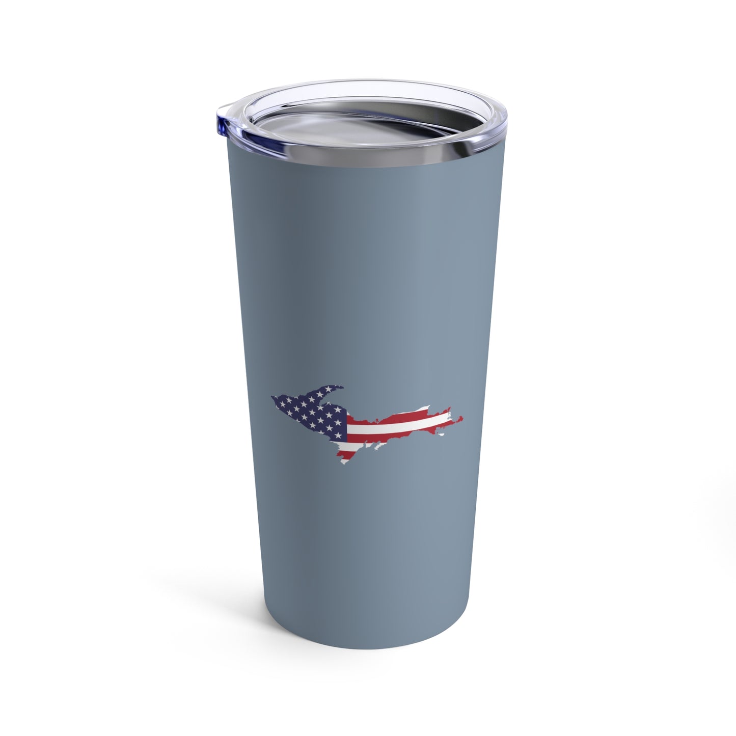 Michigan Upper Peninsula Tumbler (w/ UP USA Flag) | B-24 Grey - 20oz