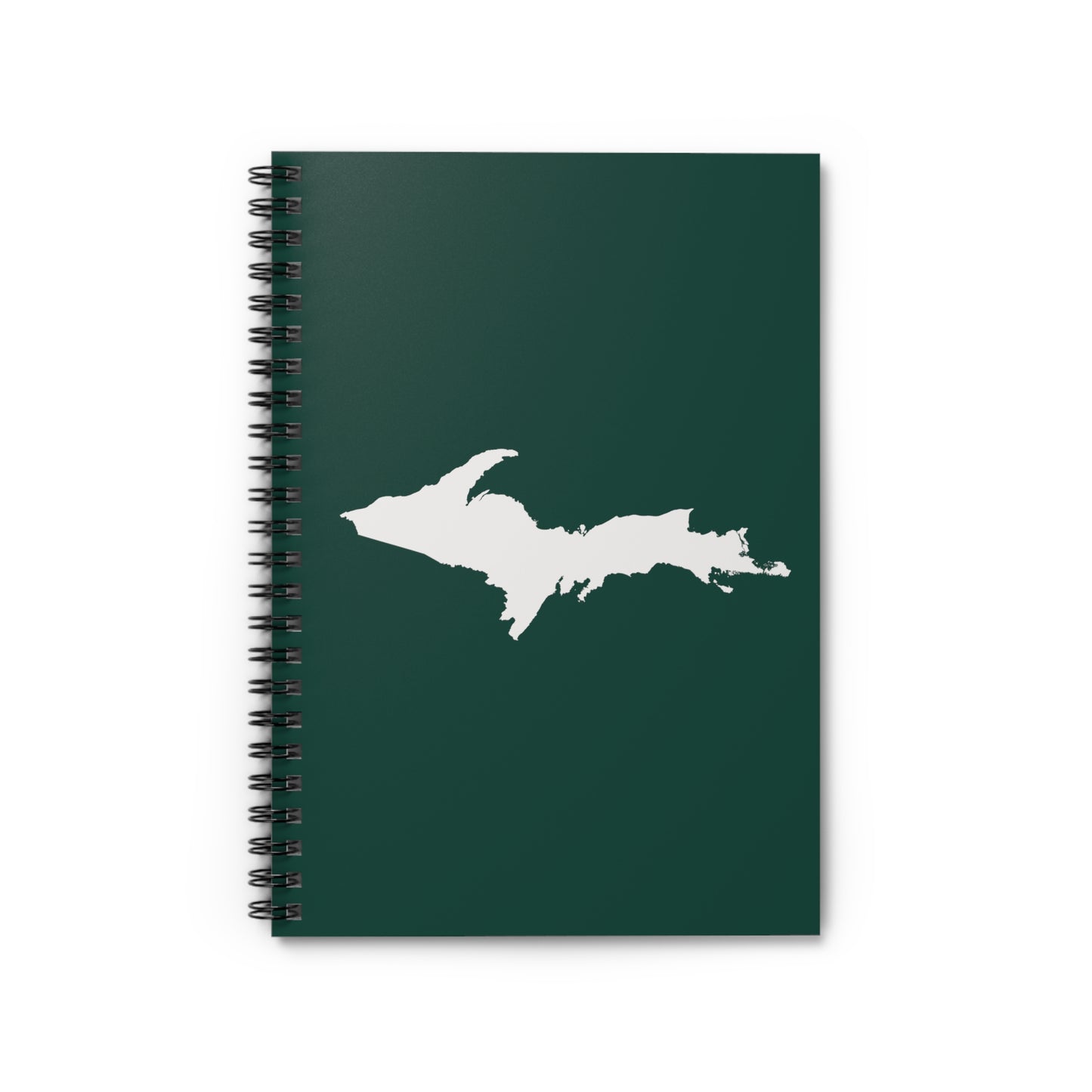 Michigan Upper Peninsula Spiral Notebook (w/ UP Outline) | Laconic Green