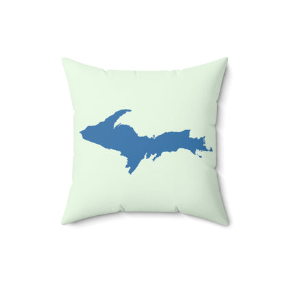 Michigan Upper Peninsula Accent Pillow (w/ UP Outline) | Dew Green