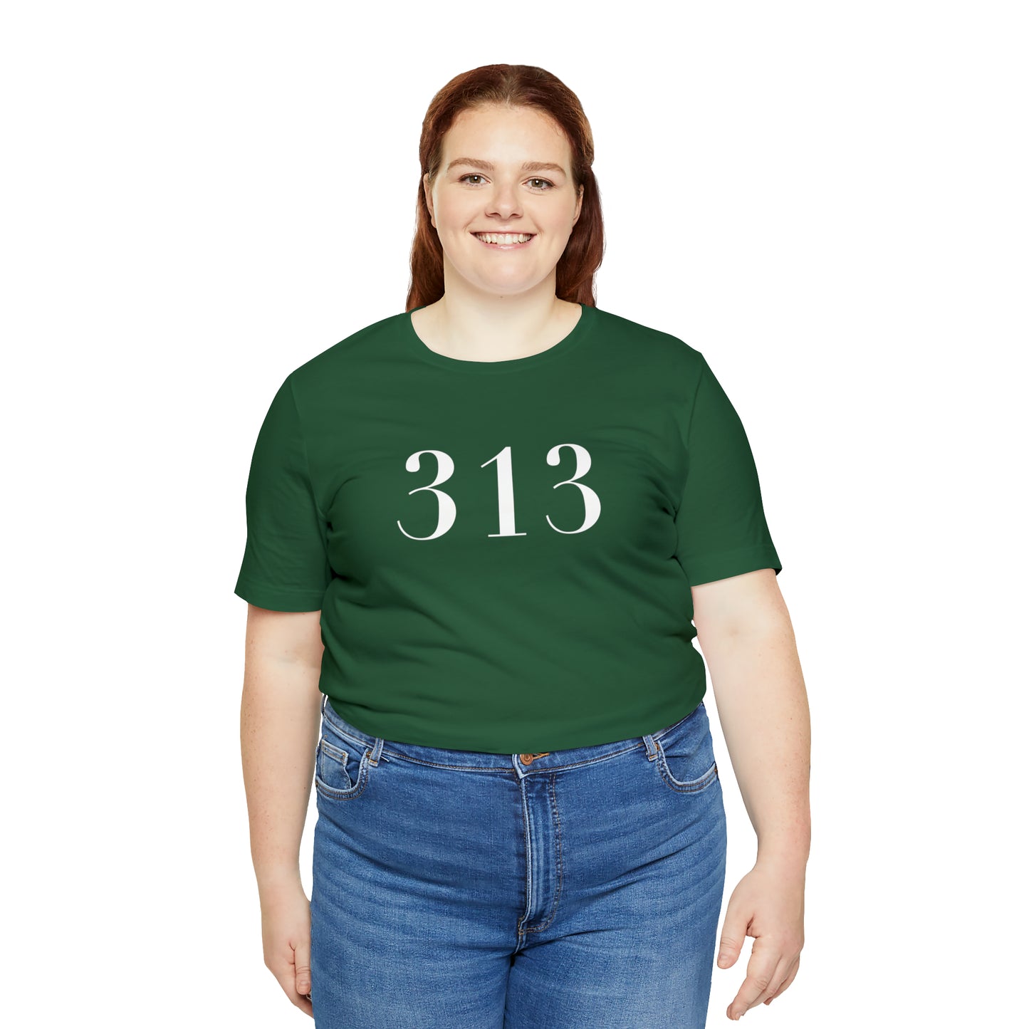 Detroit '313' T-Shirt (Didot Font) | Unisex Standard Fit