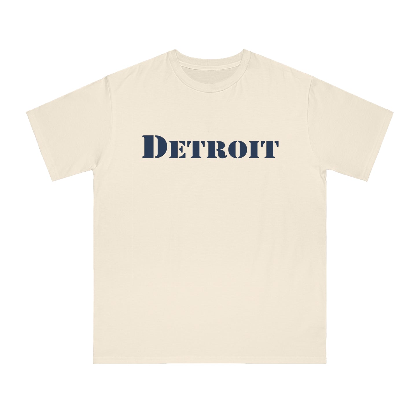 'Detroit' T-Shirt (Military Font) | Unisex Organic