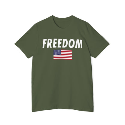 'Freedom' T-Shirt (Oblique Sans Flag Edition) | Made in USA