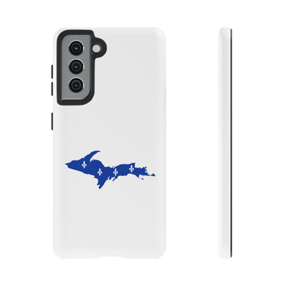 Michigan Upper Peninsula Tough Phone Case (w/ UP Quebec Flag Outline) | Samsung & Pixel Android