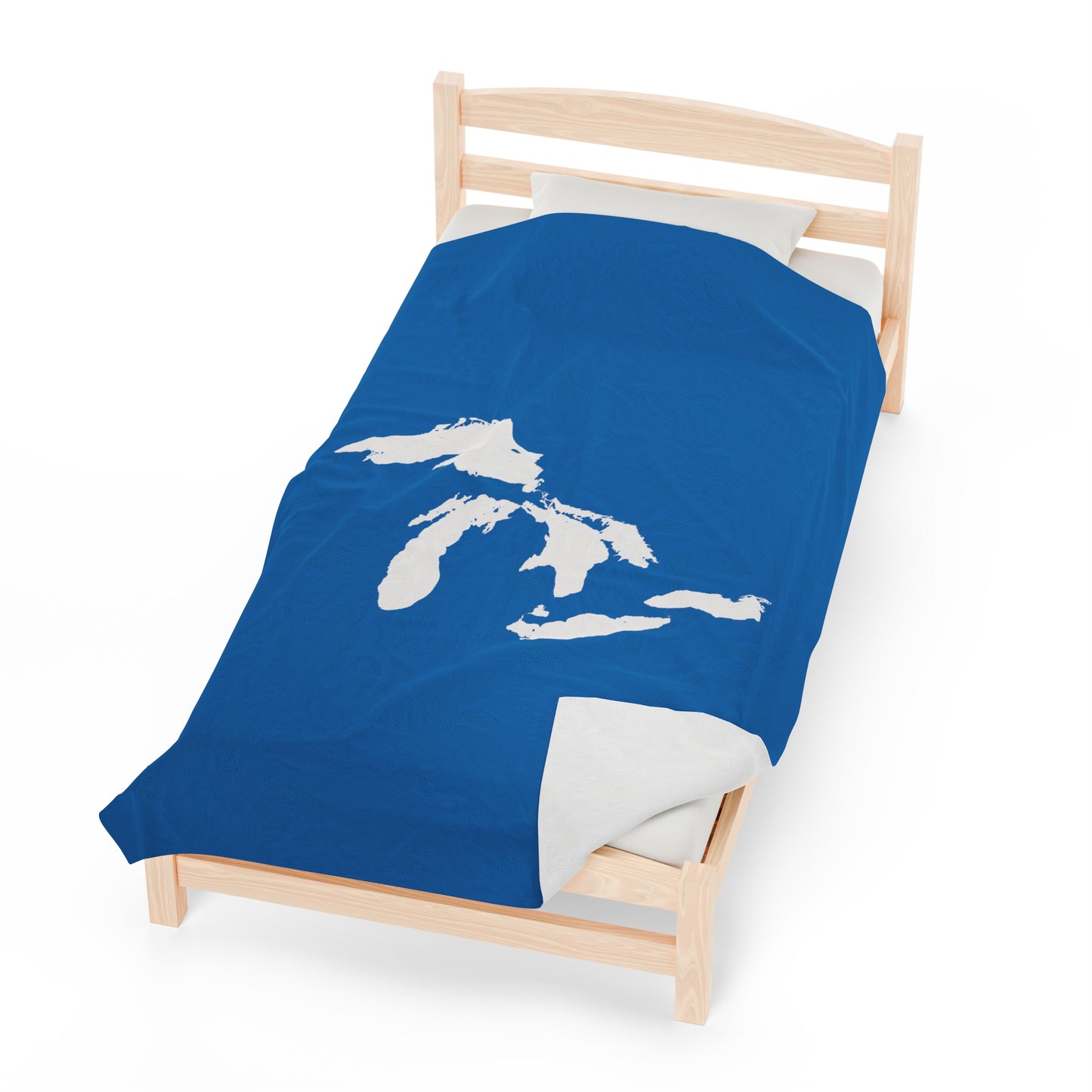 Great Lakes Plush Blanket | Azure