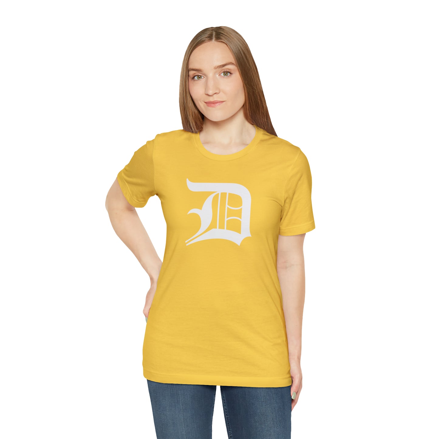 Detroit 'Old English D' T-Shirt | Unisex Standard