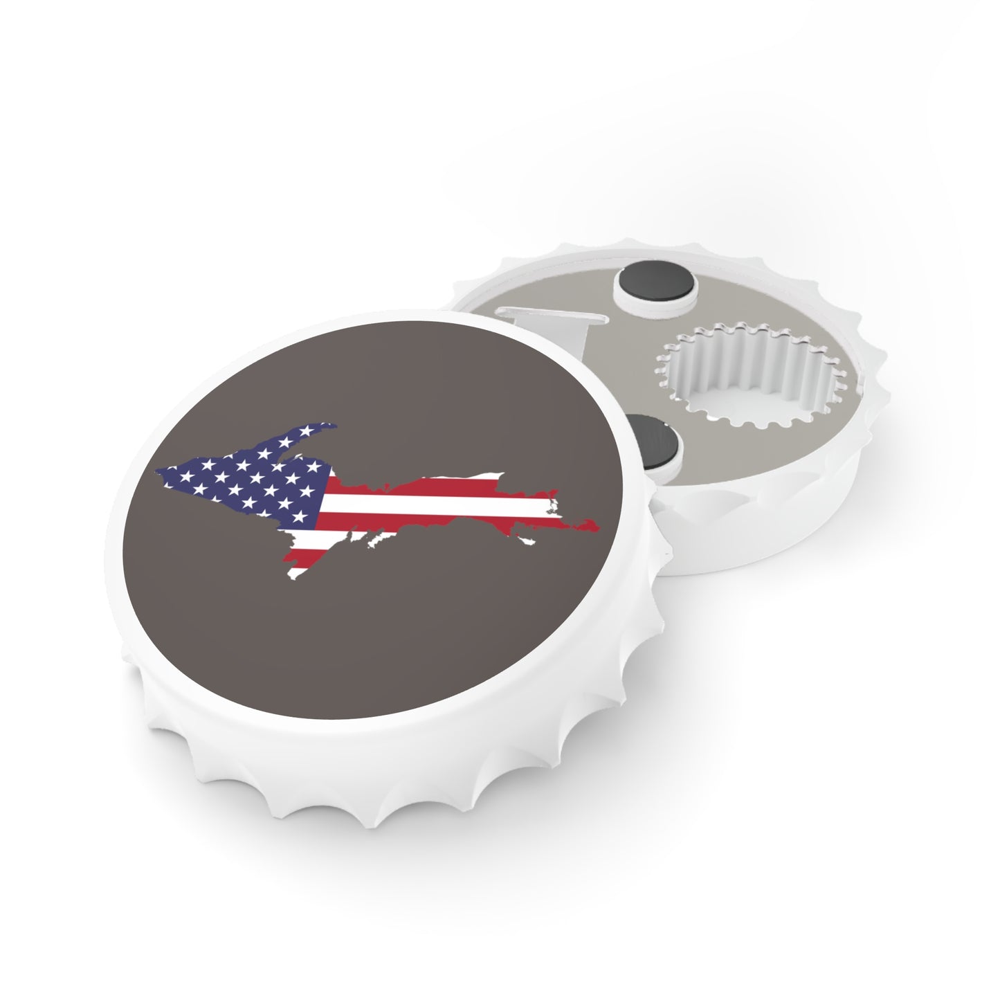 Michigan Upper Peninsula Bottle Opener (w/ UP USA Flag ) | Warren Tank Grey