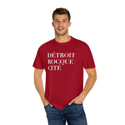 'Détroit Rocque Cité' T-Shirt | Unisex Garment-Dyed