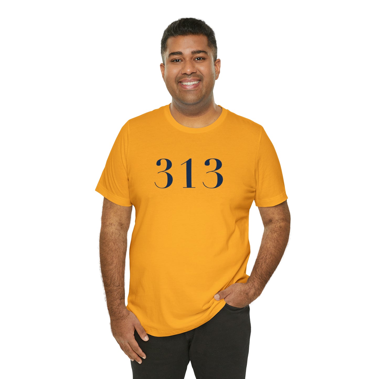 Detroit '313' T-Shirt (Didot Font) | Unisex Standard Fit