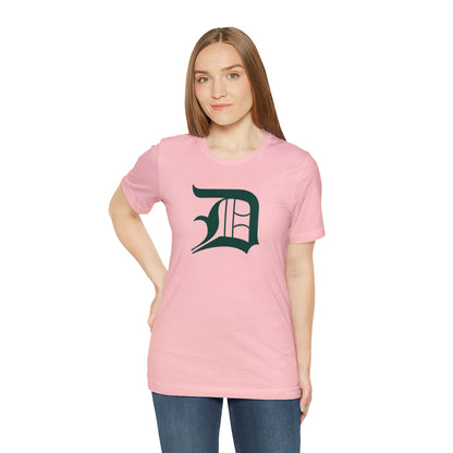 Detroit 'Old English D' T-Shirt (Laconic Green) | Unisex Standard