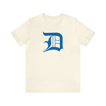 Detroit 'Old English D' T-Shirt (Azure) | Unisex Standard