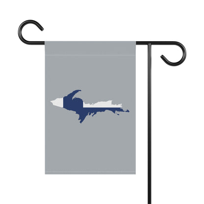 Michigan Upper Peninsula Home & Garden Flag (w/ UP Finland Flag) | Silver