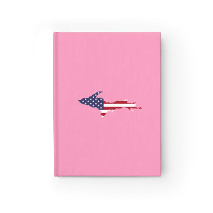 Michigan Upper Peninsula Blank Sketchbook (w/ UP USA Flag) | '67 Caddie Pink