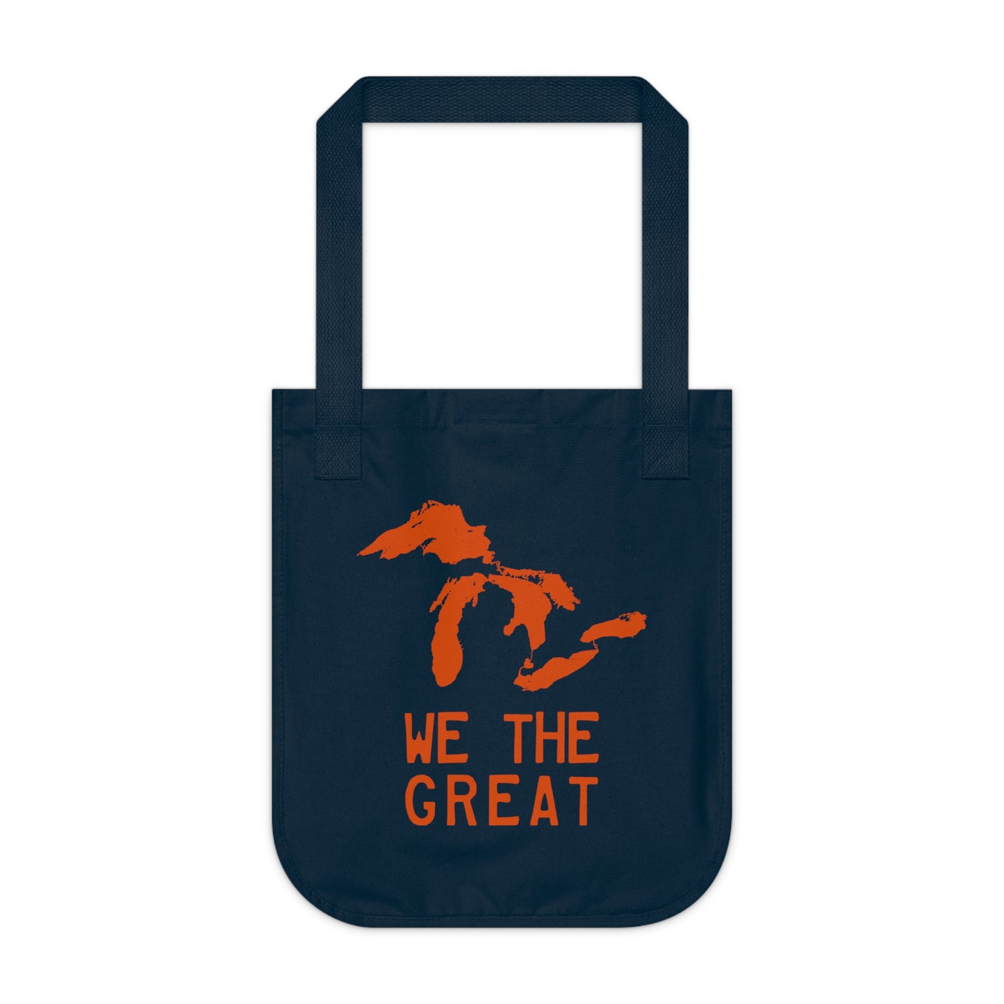 Great Lakes 'We The Great' Heavy Tote | Maple Leaf Orange