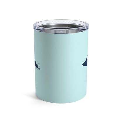 Michigan Upper Peninsula Tumbler (w/ UP Outline) | Cyan - 10oz