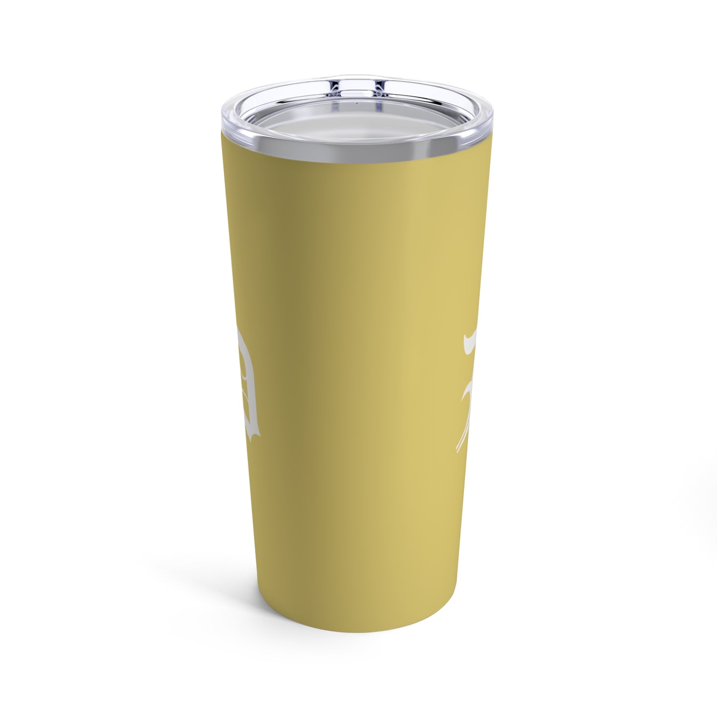 Detroit 'Old English D' Tumbler | Plum Yellow - 20oz