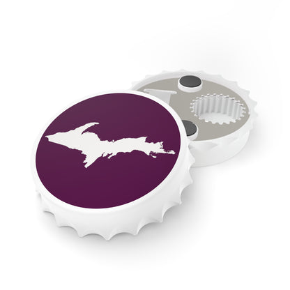 Michigan Upper Peninsula Bottle Opener (w/ UP Outline) | Tyrian Purple