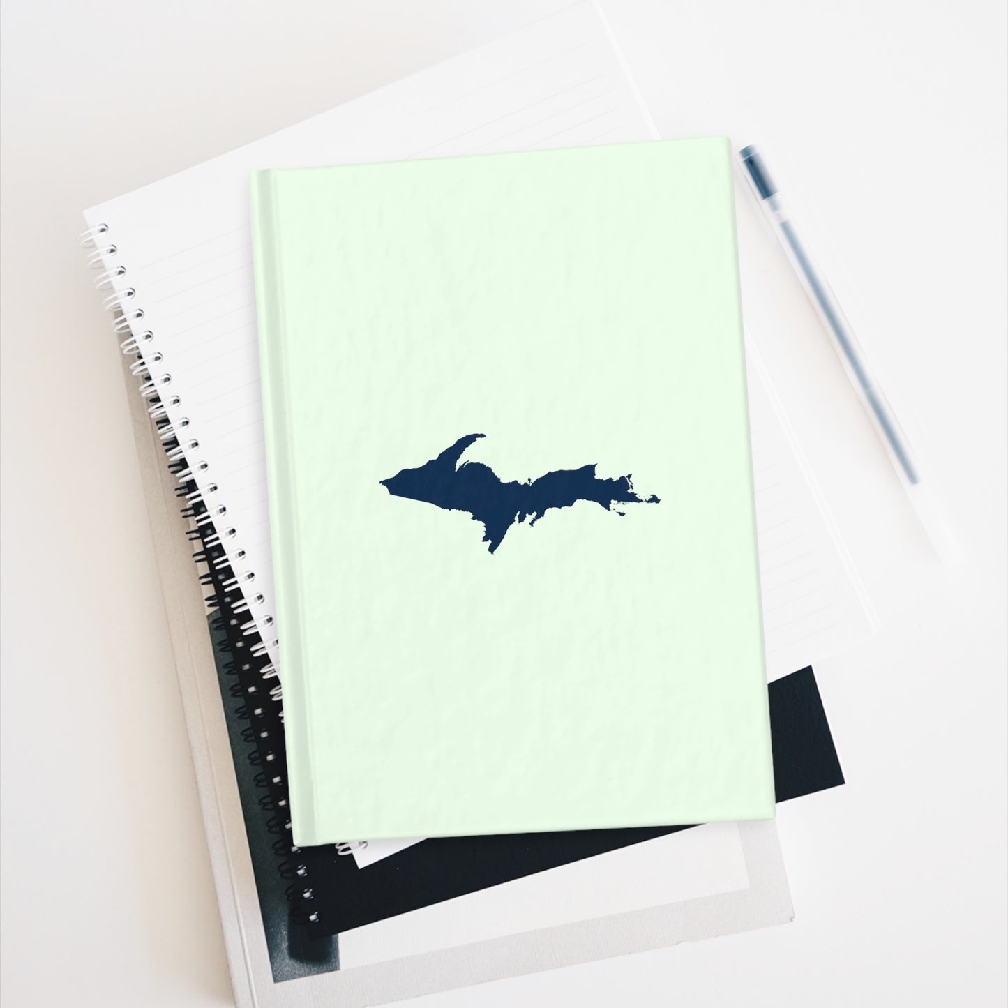 Michigan Upper Peninsula Blank Sketchbook (w/ UP Outline) | Dew Green