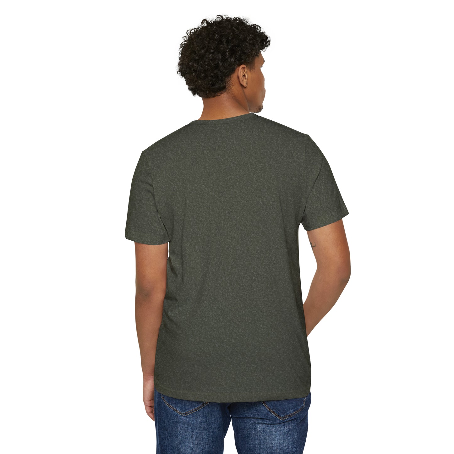 Michigan Upper Peninsula T-Shirt (w/ Copper Green UP Outline) | Unisex Recycled Organic