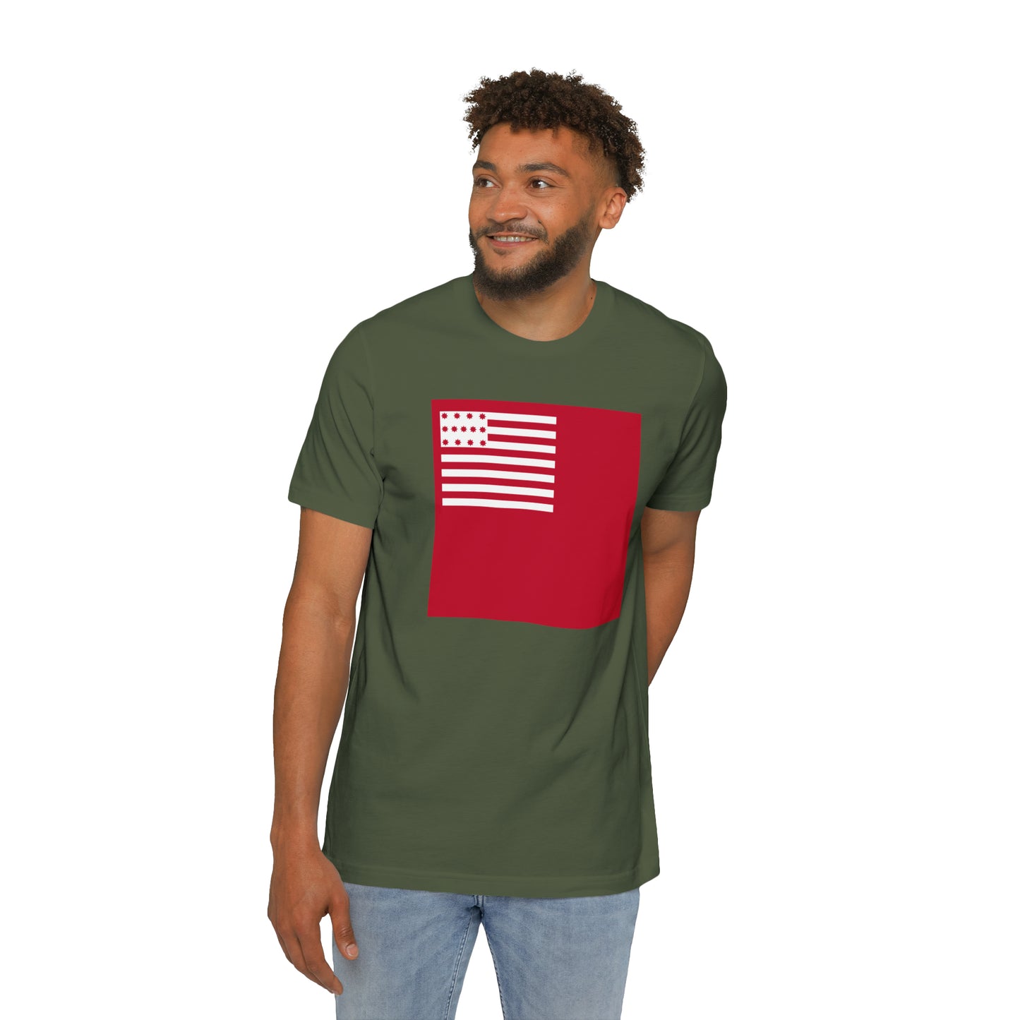 United States Brandywine Flag T-Shirt | Made in USA