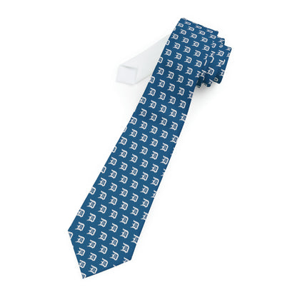 Detroit 'Old English D' Necktie | Blueberry