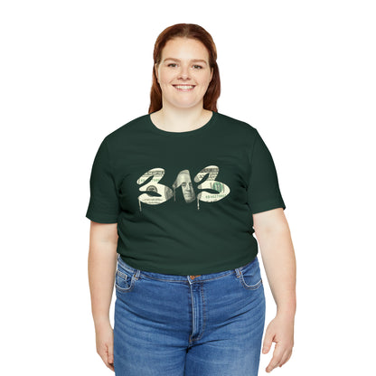 Detroit '313' T-Shirt (Benjamins Edition) | Unisex Standard