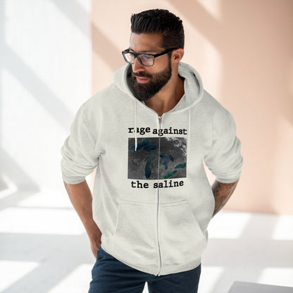 Great Lakes 'Rage Against the Saline' Hoodie | Unisex Full Zip