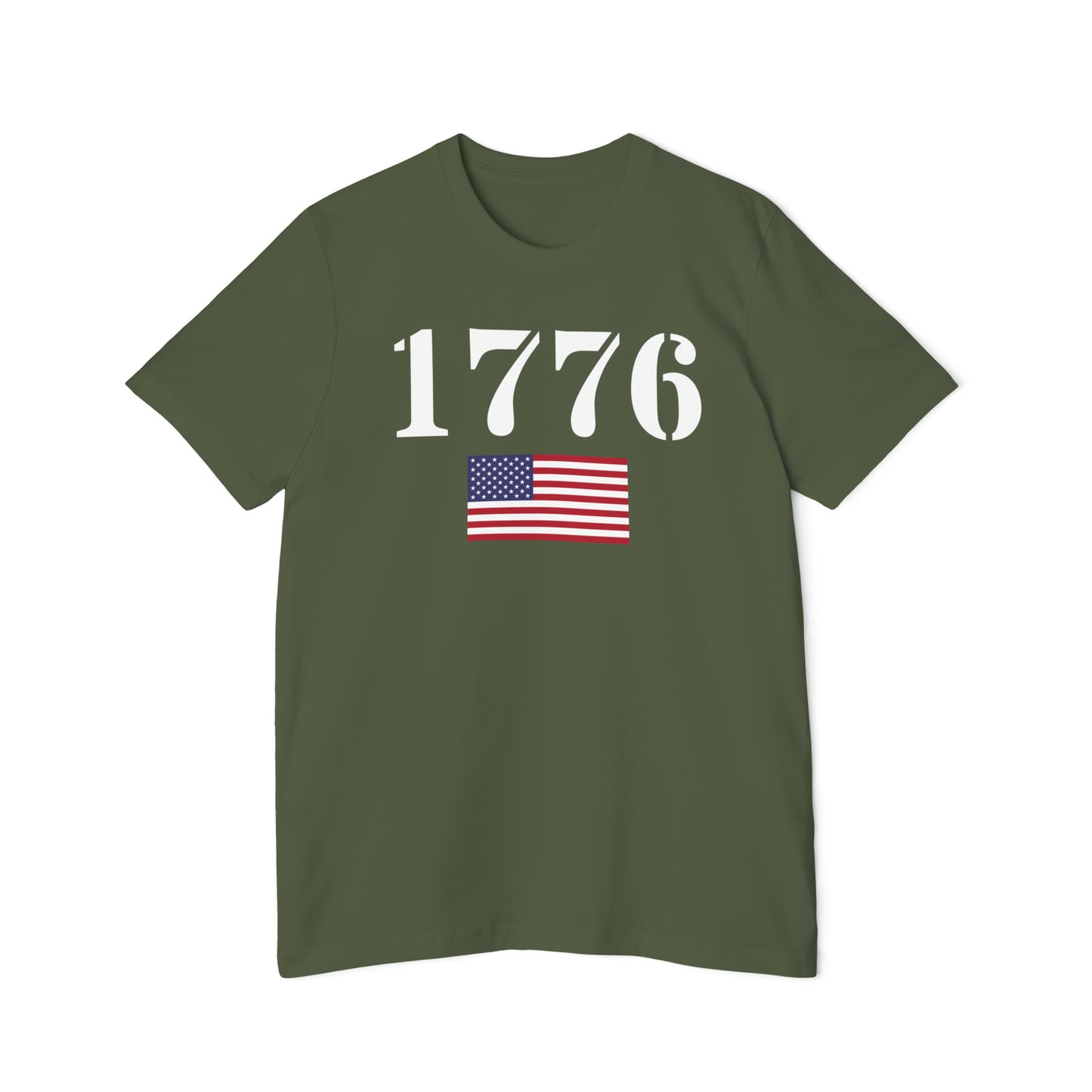 '1776' T-Shirt (Army Stencil Flag Edition) | Made in USA