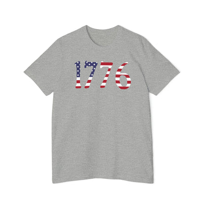 '1776' T-Shirt (Revolutionary Font Flag Edition) | Made in USA