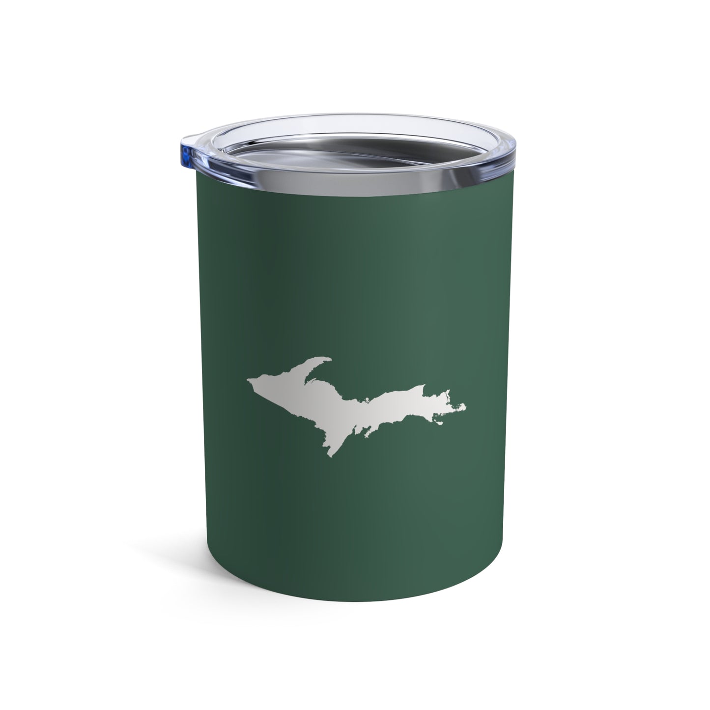 Michigan Upper Peninsula Tumbler (w/ UP Outline) | Ginger Ale Green - 10oz