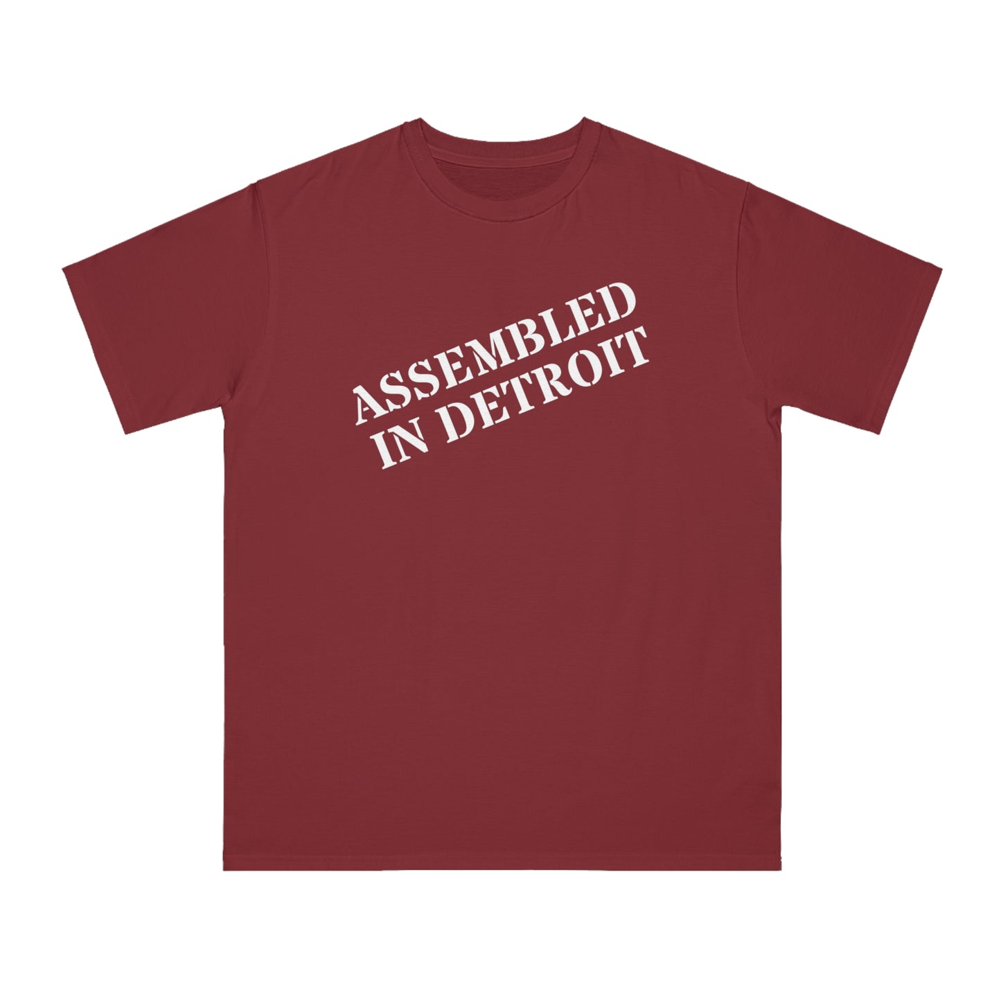 'Assembled in Detroit' T-Shirt | Organic Unisex