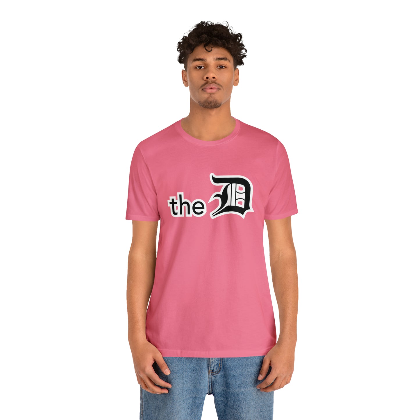 Detroit 'the D' T-Shirt (Black) | Unisex Standard