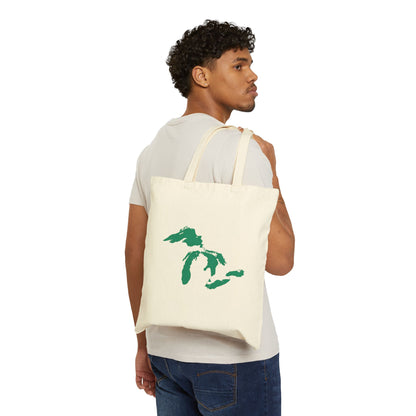 Great Lakes Light Tote Bag (Emerald Green)