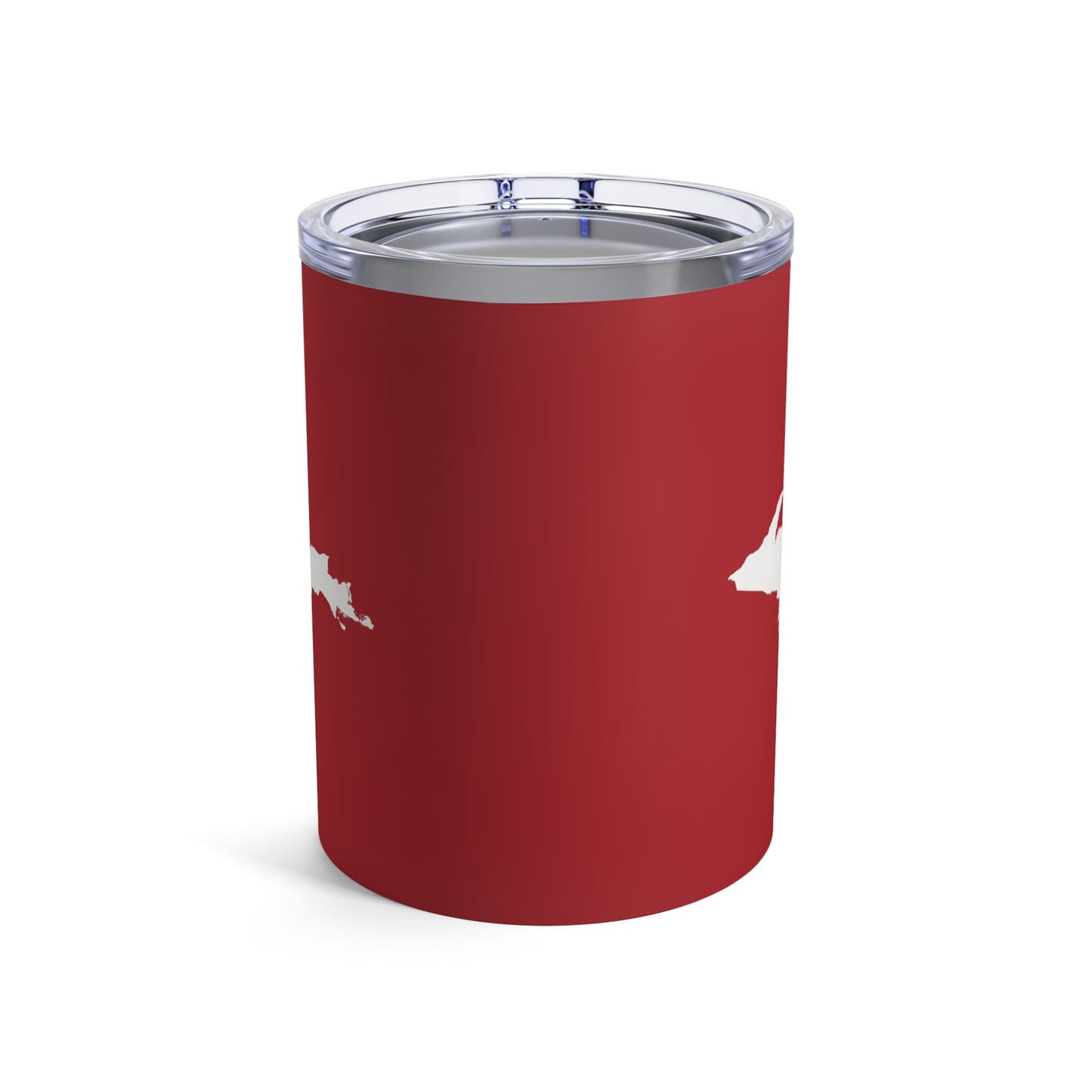 Michigan Upper Peninsula Tumbler (w/ UP Outline) | Thimbleberry Red - 10oz