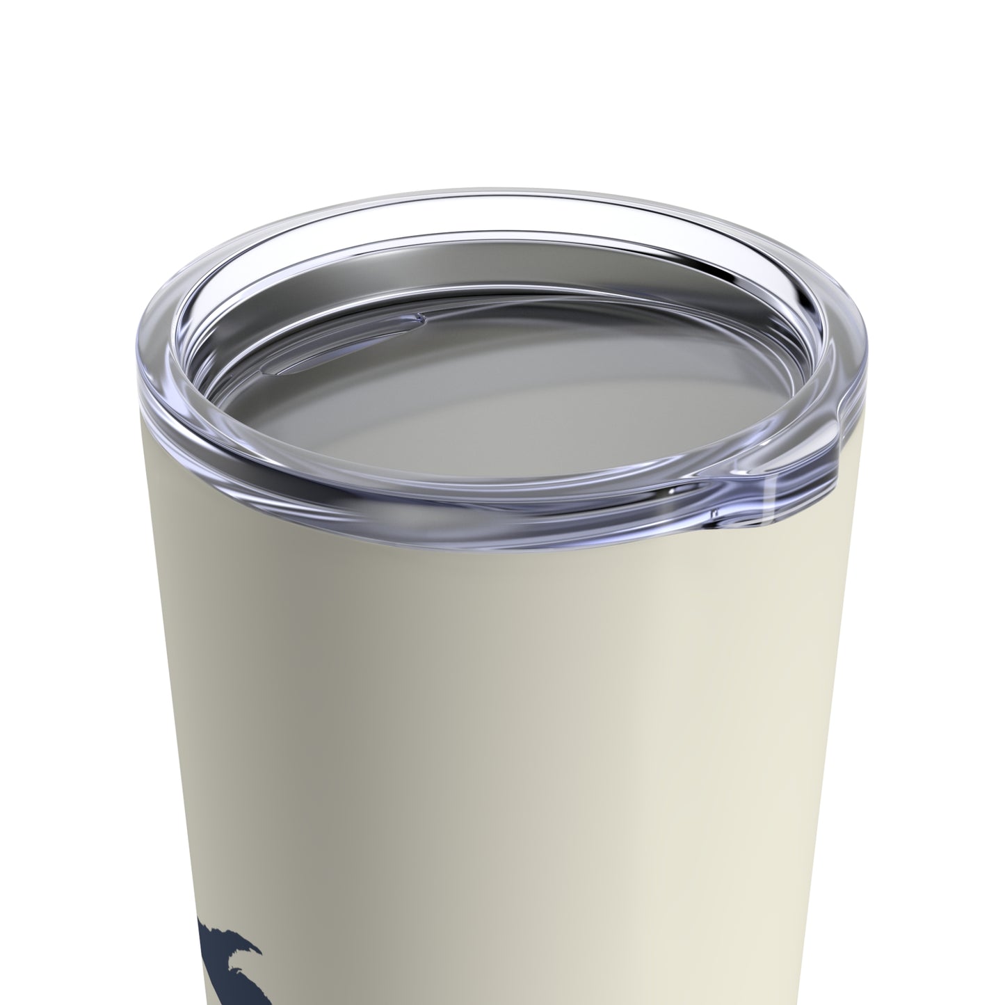 Michigan Upper Peninsula Tumbler (w/ UP Outline) | Ivory - 20oz