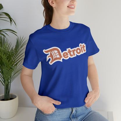 'Detroit' T-Shirt (Copper w/ Old English 'D') | Unisex Standard