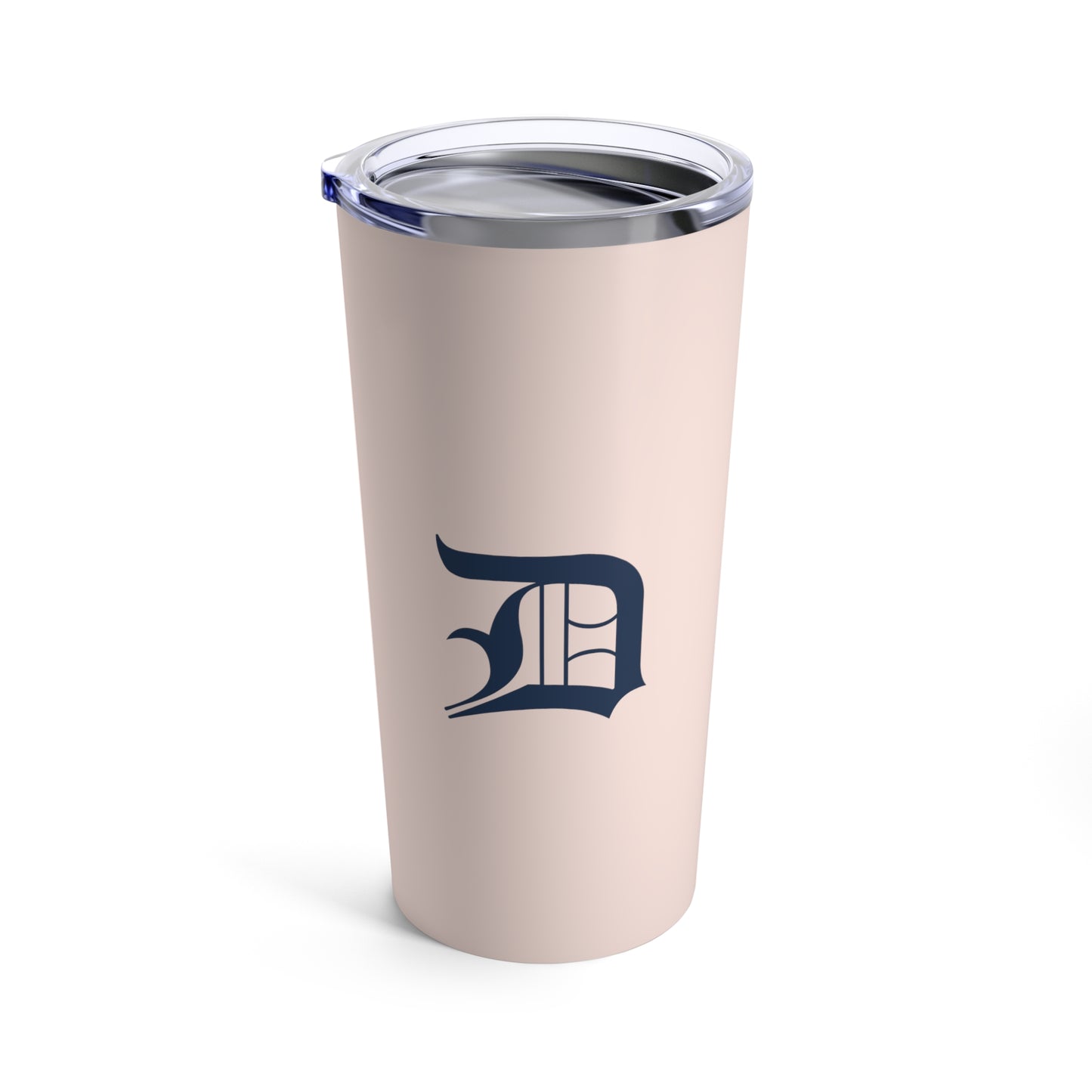 Detroit 'Old English D' Tumbler | Champagne Pink - 20oz