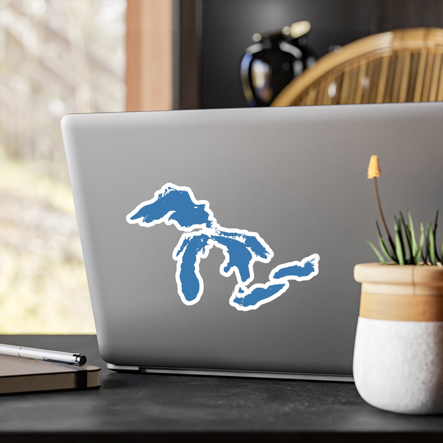 Great Lakes Kiss-Cut Windshield Decal | Superior Blue