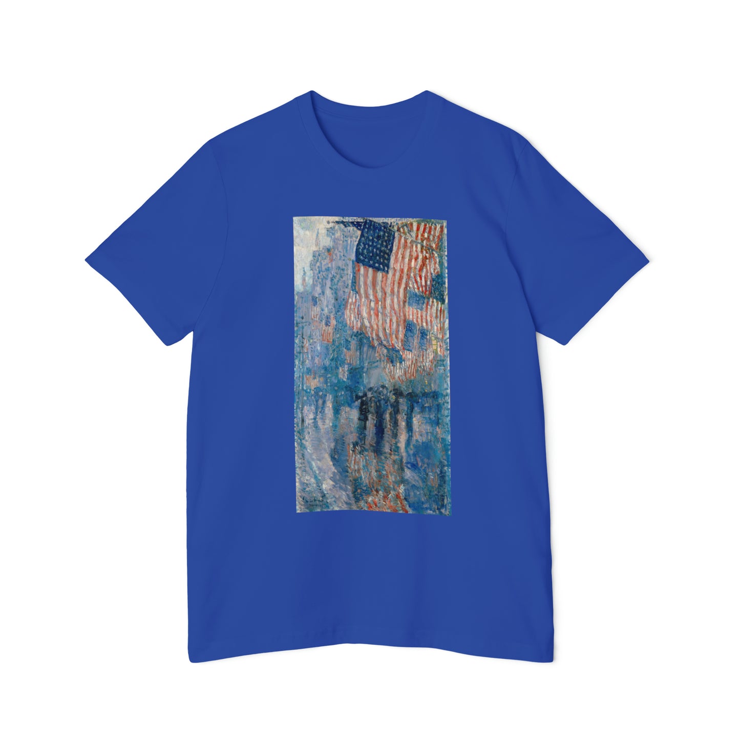 'Avenue in the Rain' Painting T-Shirt (Hassam, 1917) | Made in USA