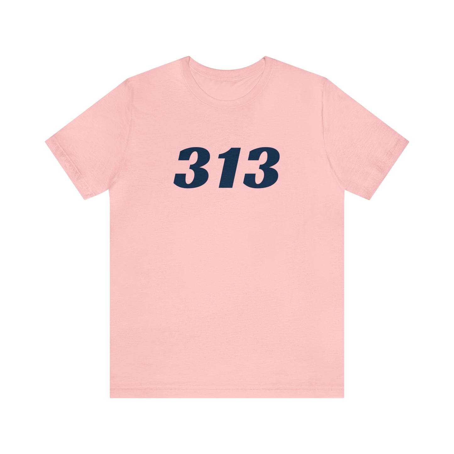 Detroit '313' T-Shirt (Racing Font) | Unisex Standard Fit