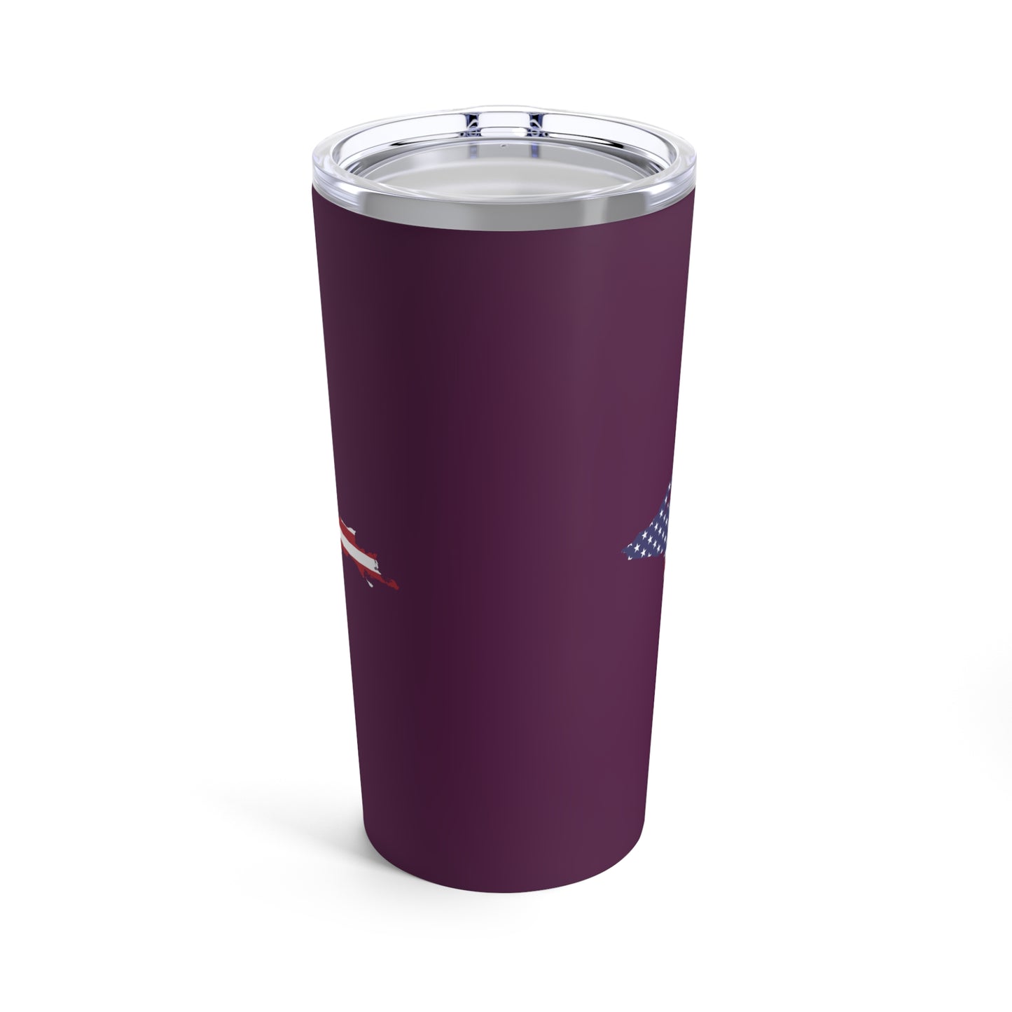 Michigan Upper Peninsula Tumbler (w/ UP USA Flag) | Tyrian Purple - 20oz