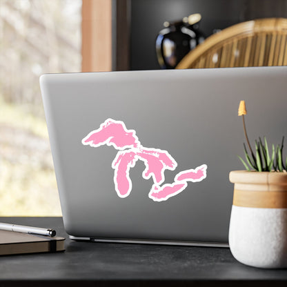 Great Lakes Kiss-Cut Windshield Decal | '67 Caddie Pink