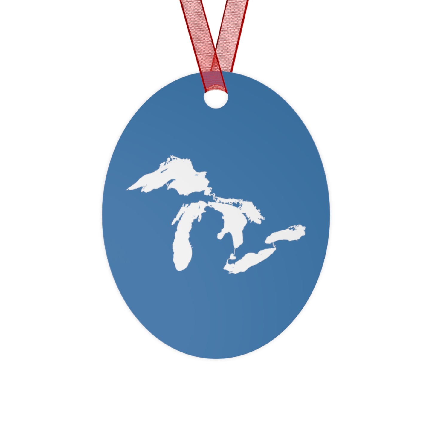 Great Lakes Christmas Ornament | Metal - Superior Blue