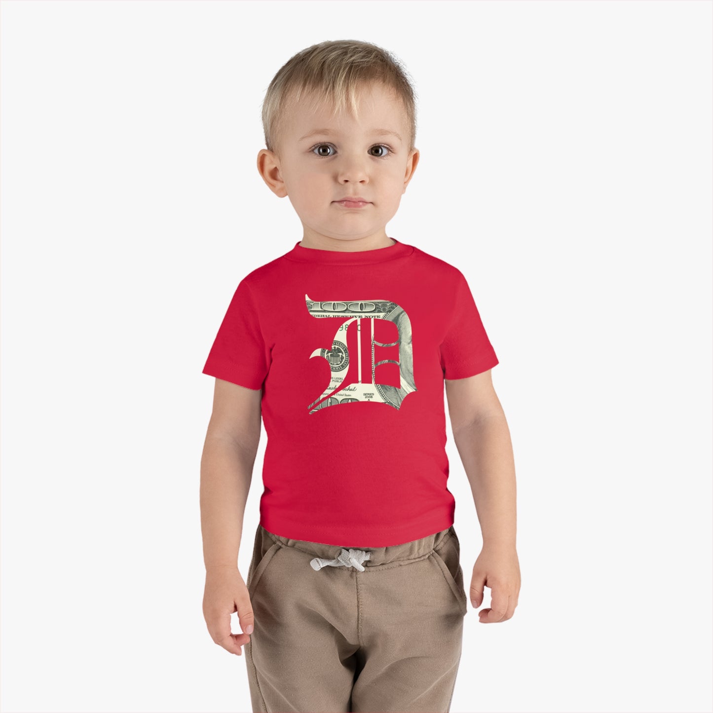 Detroit 'Old English D' Infant T-Shirt (Benjamins Edition) | Short Sleeve