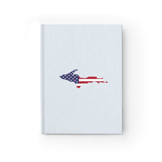 Michigan Upper Peninsula Blank Sketchbook (w/ UP USA Flag) | Gossy White